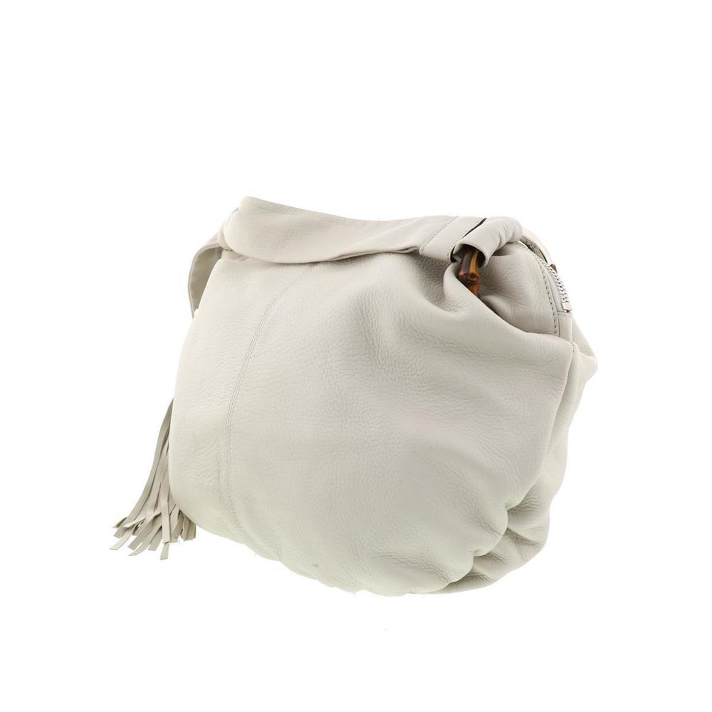 Gucci Bag Bamboo Hobo Medium Shoulder White